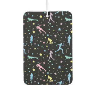 Girls Cross Country, Track Field, Marathon Runner Car Air Freshener