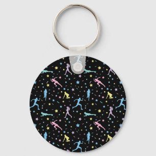 Girls Cross Country, Track Field, Marathon Runner Key Ring