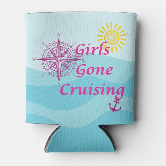 Girls Cruise Can Cooler (Front)