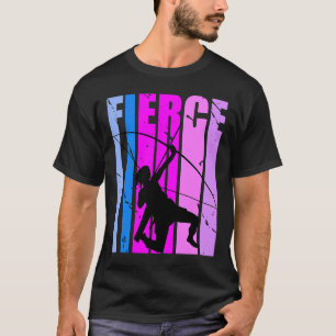 Girls Cute Fierce Archery Birthday Colourful Cute T-Shirt