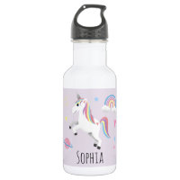 Girls Cute Magical Unicorn, Rainbow & Stars Kids