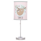 Girls Cute Sleeping Sloth Animal and Name Kids