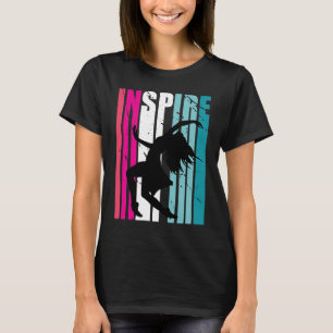 Girls Dance Inspire Coach Dancer Retro Dancing T-Shirt