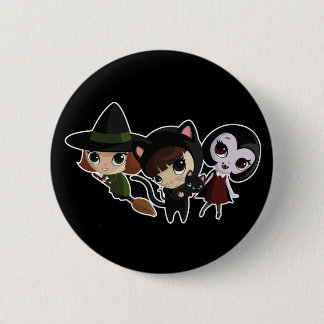 girls_dark 6 cm round badge
