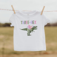 Girl's Dinosaur Three-Rex Shirt