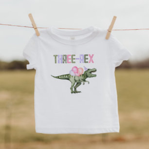 Girl's Dinosaur Three-Rex Shirt