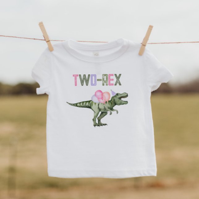 Girl's Dinosaur Two-Rex Shirt (Creator Uploaded)
