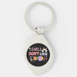 Girls Don't Like Boys Key Ring