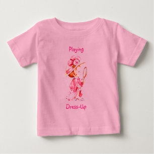 Girl's Dress-Up Onsie Baby T-Shirt
