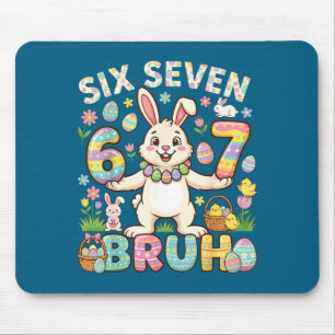Girls Easter Day Bruh 67 Meme Mouse Pad