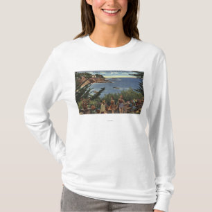 Girls Enjoying a Vista of Laguna Shores T-Shirt