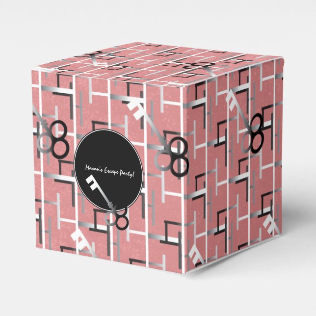 Girls Escape Party Supplies Favour Candy Box (Front Side)