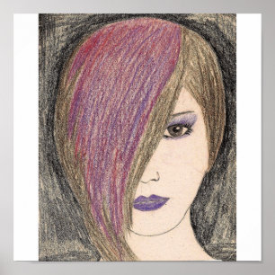 Girls face 2 poster
