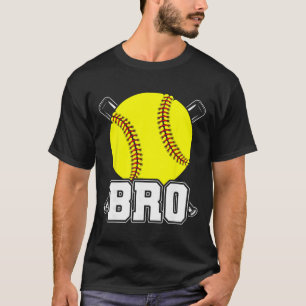 Girls Fastpitch Softll Brother Funny T-Shirt
