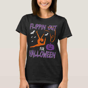 Girls Flipping out For Halloween Gymnastics Gift T T-Shirt
