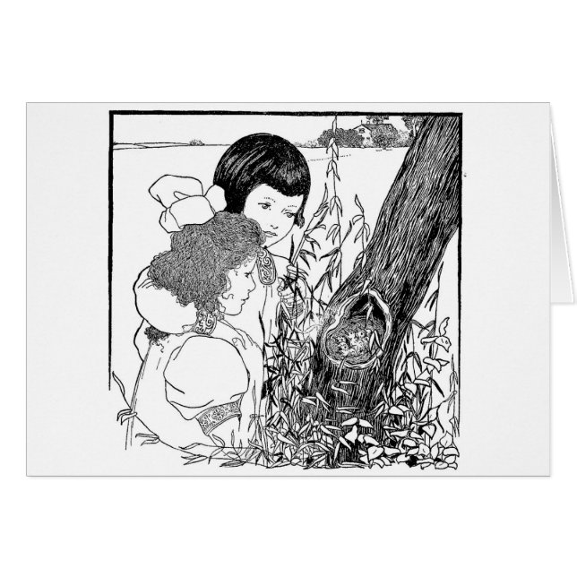 Girls Found A Bird Nest (Front Horizontal)