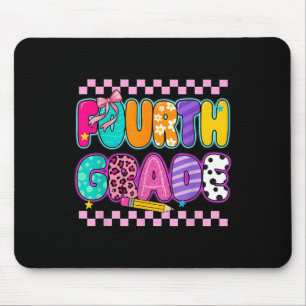 Girls Fourth Grade Back To School Coquette Preppy Mouse Pad