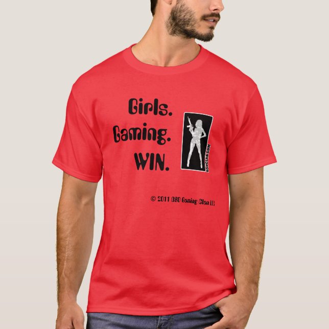 GIRLS. GAMING. WIN. DSO Clan T-Shirt (Front)