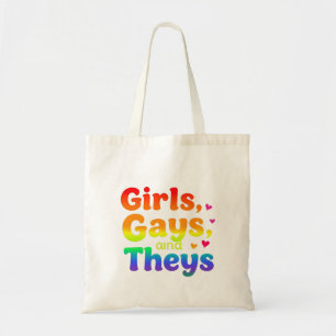 Girls, Gays, and They’s LGBT Pride Month Inclusion Tote Bag