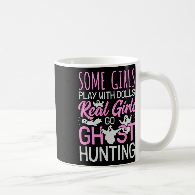 Girls Ghost Hunting Women Female Paranormal Invest Coffee Mug (Right)