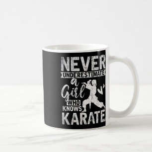 Girls Gift Never Underestimate A Girl Who Knows Ka Coffee Mug