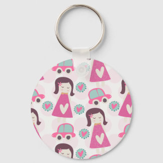 Girls Going Places Key Ring