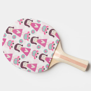 Girls Going Places Ping Pong Paddle