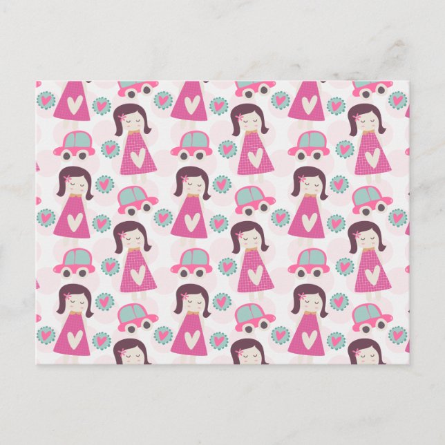 Girls Going Places Postcard (Front)