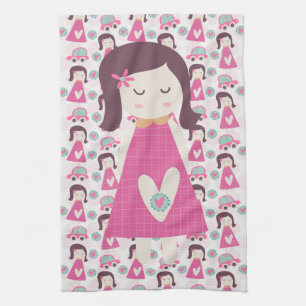 Girls Going Places Tea Towel