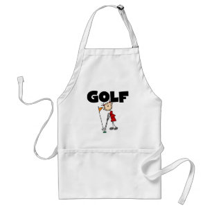 Girls GOLF Tshirts and Gifts Standard Apron