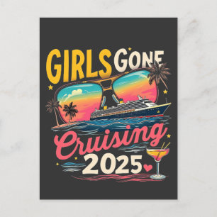 Girls Gone Cruising 2025 Travel Girls Trip Announcement Postcard
