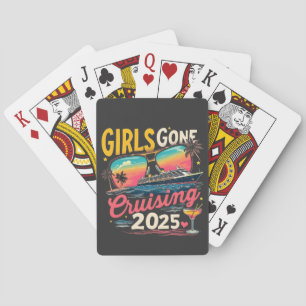 Girls Gone Cruising 2025 Travel Girls Trip Playing Cards