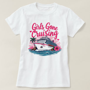 Girls Gone Cruising 2025 Women Cruise Vacation T-Shirt