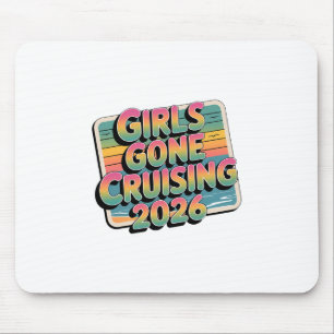 Girls Gone Cruising 2026 Postcard Cruise Vacation Mouse Pad