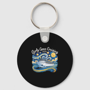 Girls Gone Cruising 2026 Van Gogh Cruise Vacation Key Ring