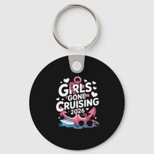 Girls Gone Cruising Nautical 2026 Cruise Vacation Key Ring