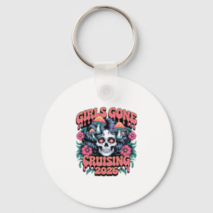 Girls Gone Cruising Women Skull Skeleton 2026 Crui Key Ring