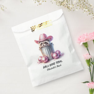 Girls Gone Feral Funny Racoon Bachelorette Party Favour Bag