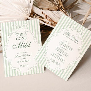 Girls Gone Mild Bachelorette Party Invitation