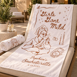 Girls Gone Mild Bachelorette Party Spa Towel