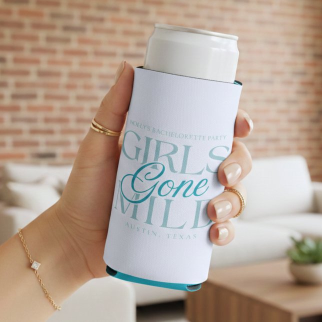 Girls Gone Mild Blue Bachelorette Seltzer Can Cooler (Girls Gone Mild Blue Bachelorette Seltzer Can Cooler)
