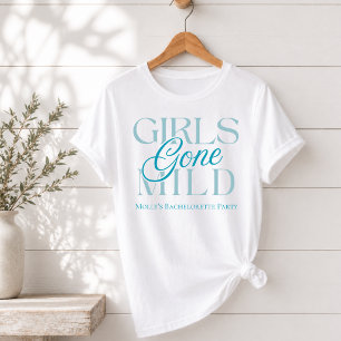 Girls Gone Mild Blue Spa Bachelorette T-Shirt