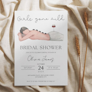 Girls gone mild bridal shower invitation