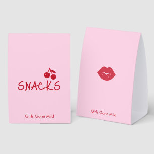 Girls Gone Mild Pink and Cherry Red Bachelorette  