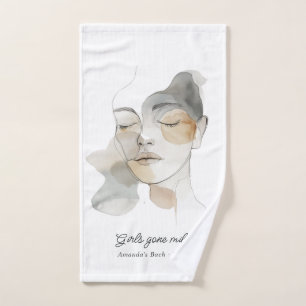 Girls Gone Mild Spa Bachelorette Hand Towel
