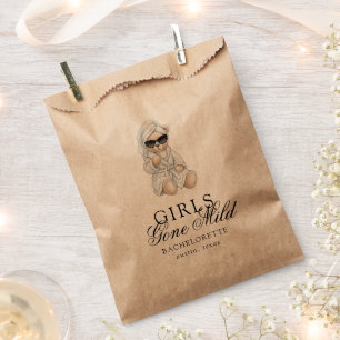 Girls Gone Mild Spa Bear Bachelorette Favour Bag