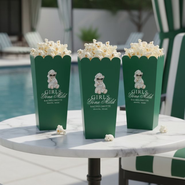 Girls Gone Mild Spa Bear Bachelorette Favour Box (Not every bachelorette party needs to be wild—and that’s exactly the vibe of Girls Gone Mild!)