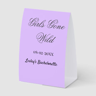 Girls Gone wild Bachelorette party name date bride