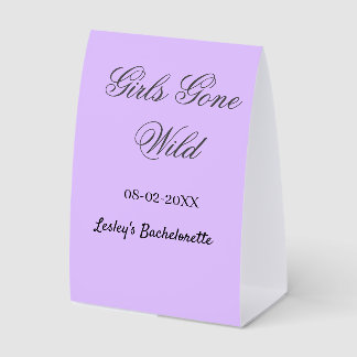 Girls Gone wild Bachelorette party name date bride