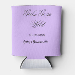 Girls Gone wild Bachelorette party name date bride Can Cooler